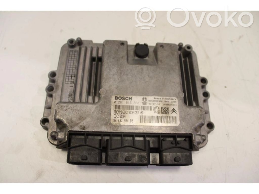 Peugeot 207 CC Unité / module de commande d'injection de carburant 