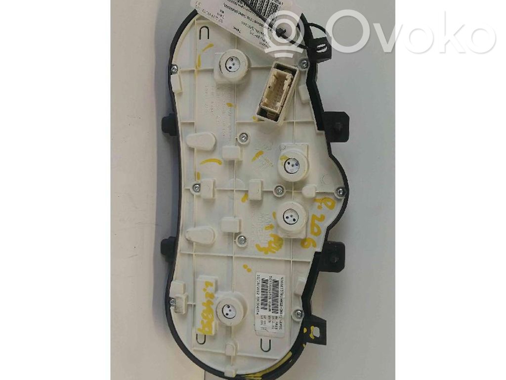 Peugeot 206+ Vitezometru (grup de instrumente) 