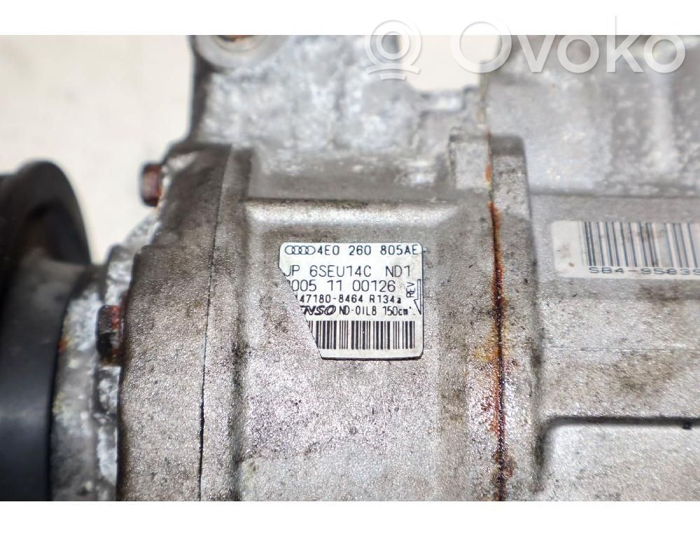 Audi A8 S8 D3 4E Air conditioning (A/C) compressor (pump) 