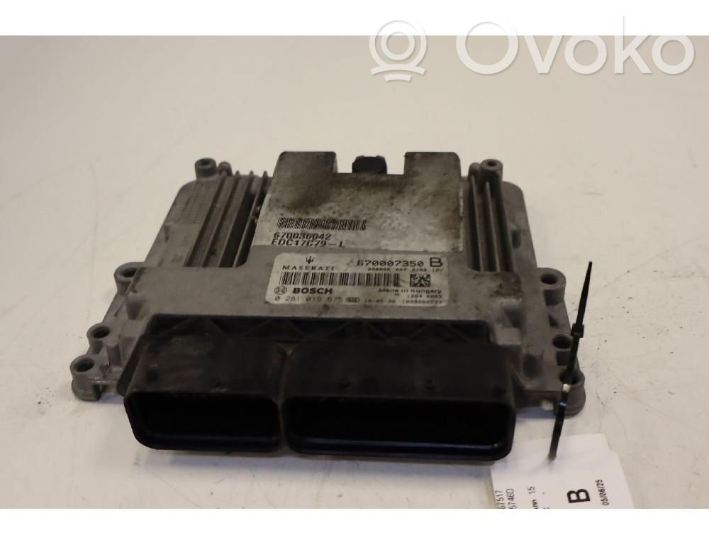 Unité de commande / module de pompe à carburant   670007350