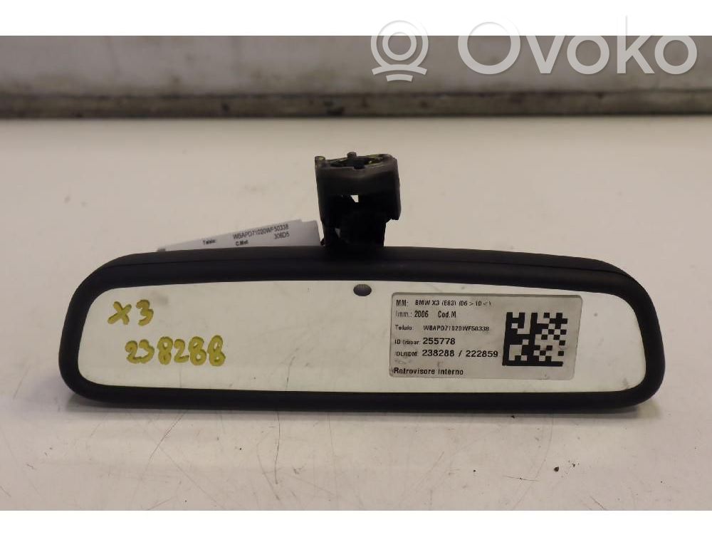 BMW X3 E83 Rear view mirror (interior) 