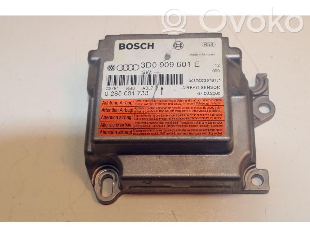 Unidad de control/módulo del Airbag   3D0909601E