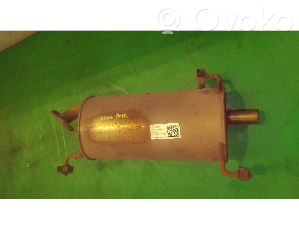 Opel Agila B Rear muffler/silencer tail pipe 
