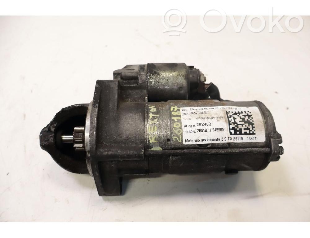 Motor de arranque   6611513801