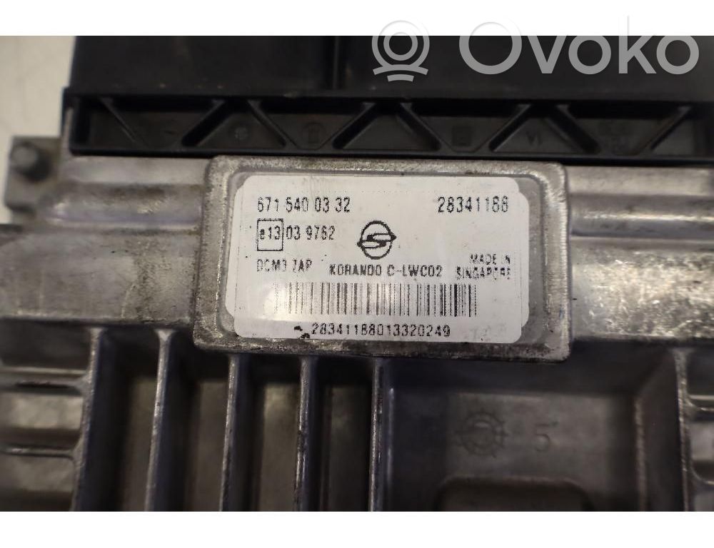 SsangYong Korando Fuel injection control unit/module 