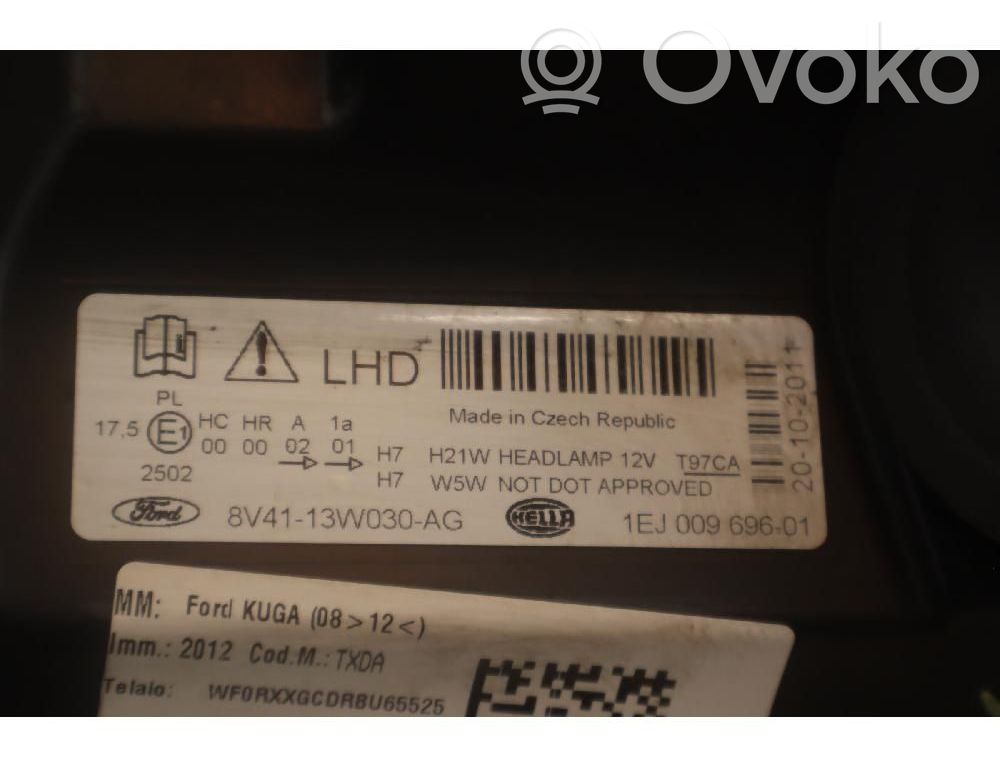 Ford Kuga I Headlight/headlamp 