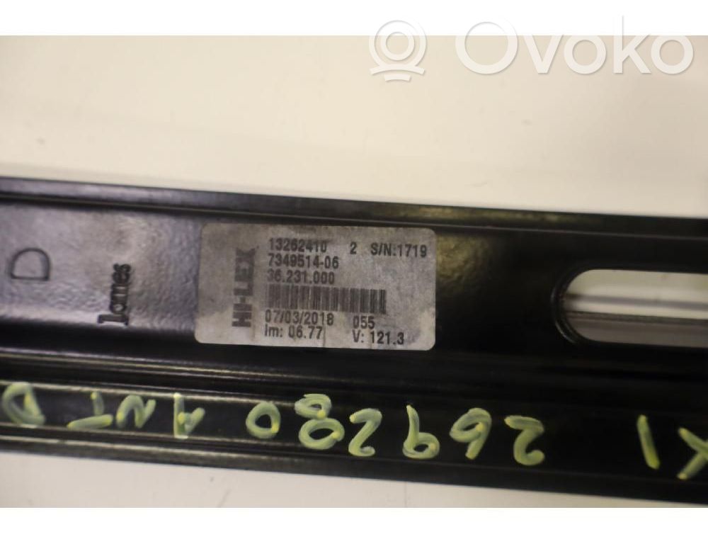 BMW X1 F48 F49 Alzacristalli della portiera anteriore con motorino