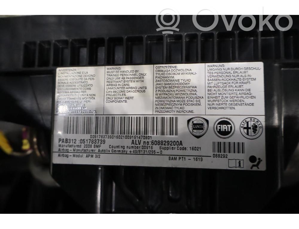 Fiat 500 Panel de instrumentos 