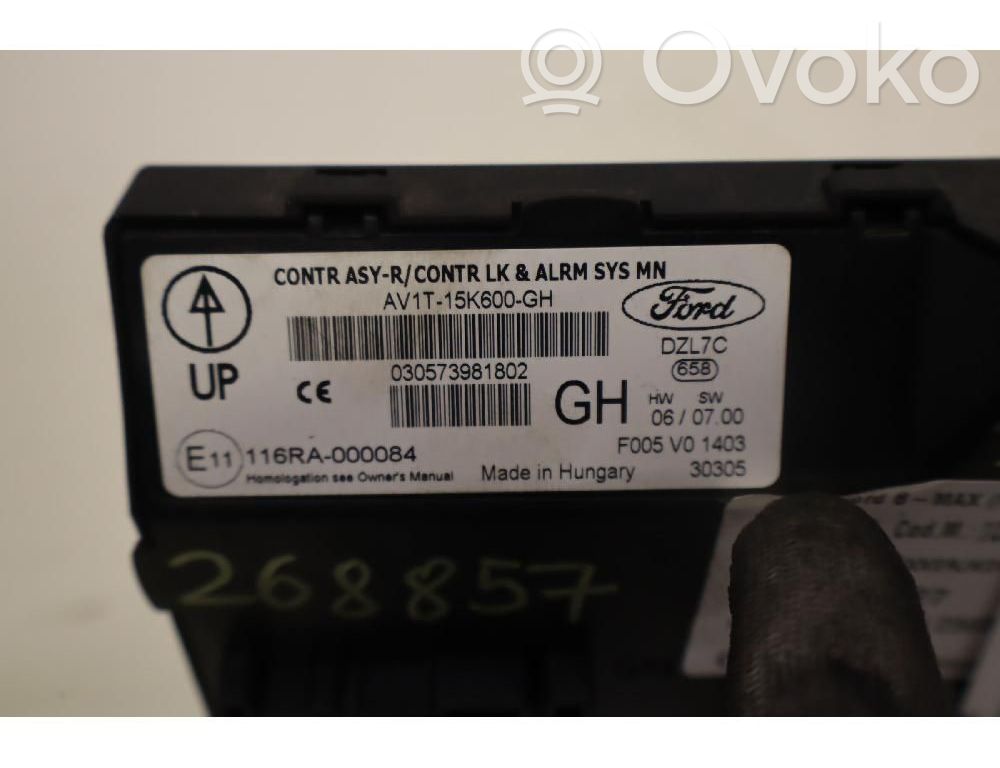 Other control units/modules   F005V01403