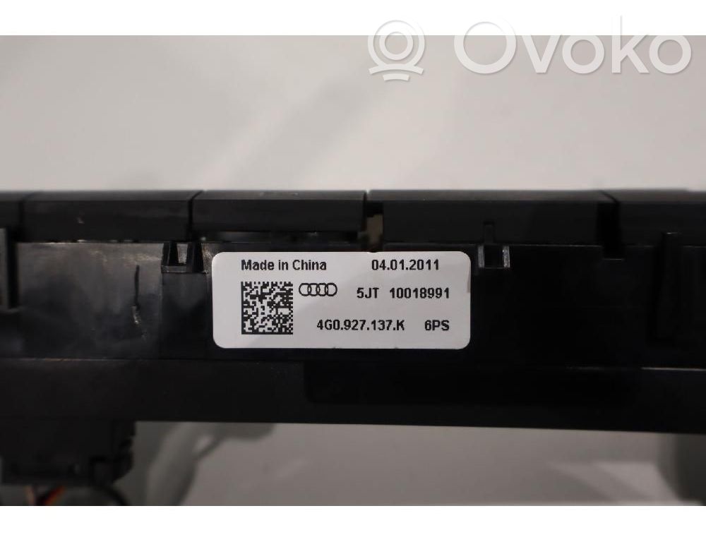Audi A6 S6 C7 4G Interruptor de control multifunción 