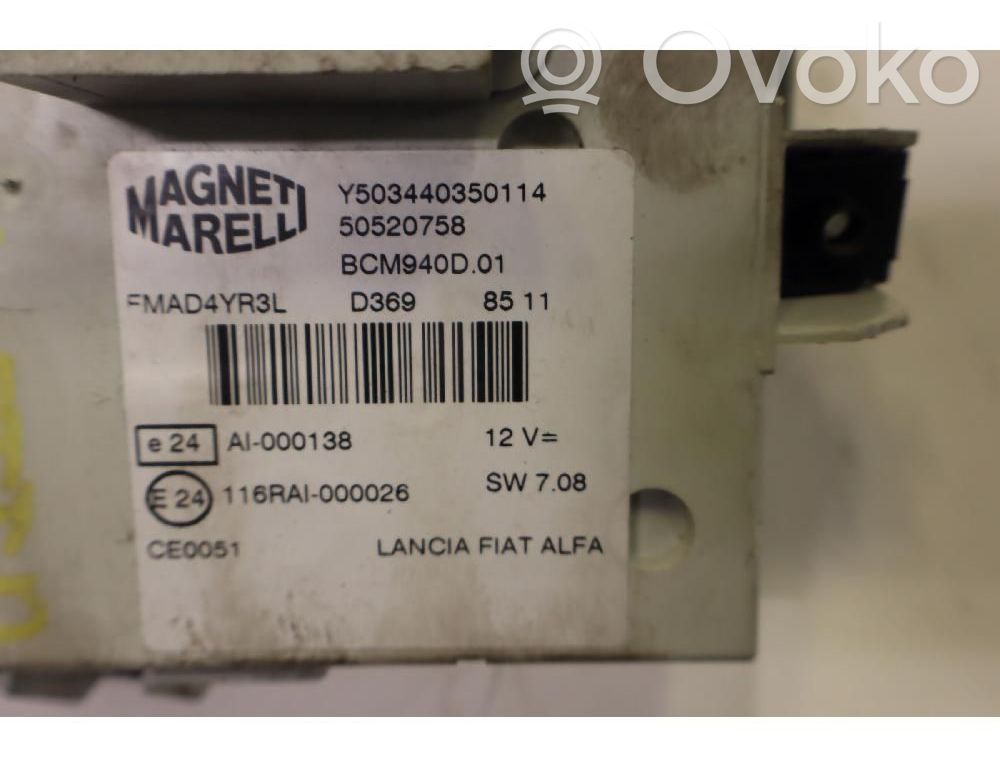 Alfa Romeo Giulietta Módulo de fusible 