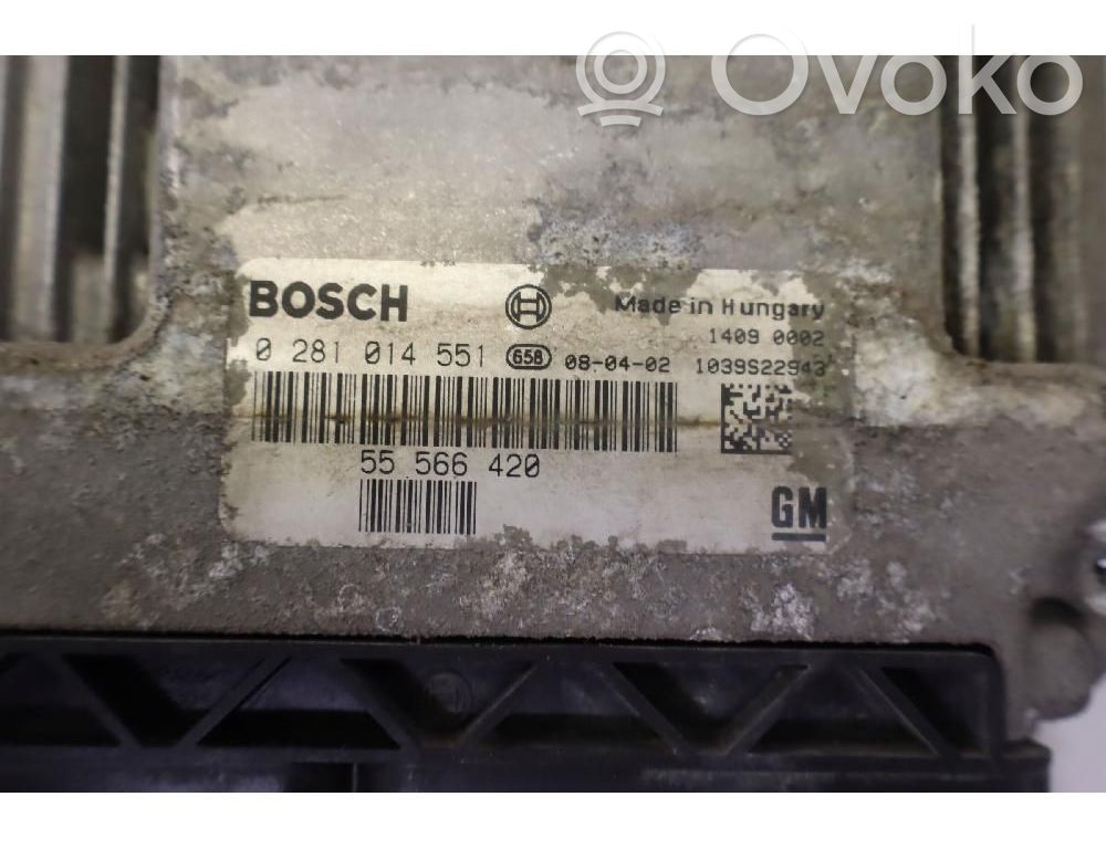 Unité / module de commande d'injection de carburant   0281014551