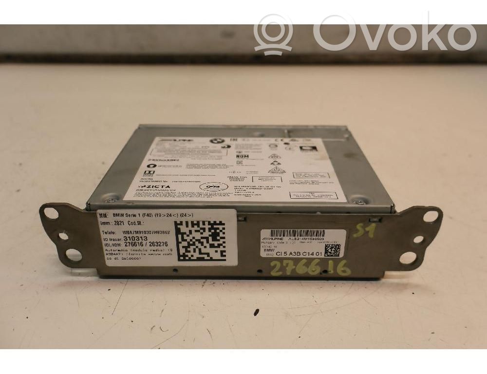 BMW 1 F40 Panel / Radioodtwarzacz CD/DVD/GPS 