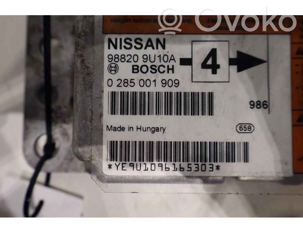 Airbag control unit/module   0285001909