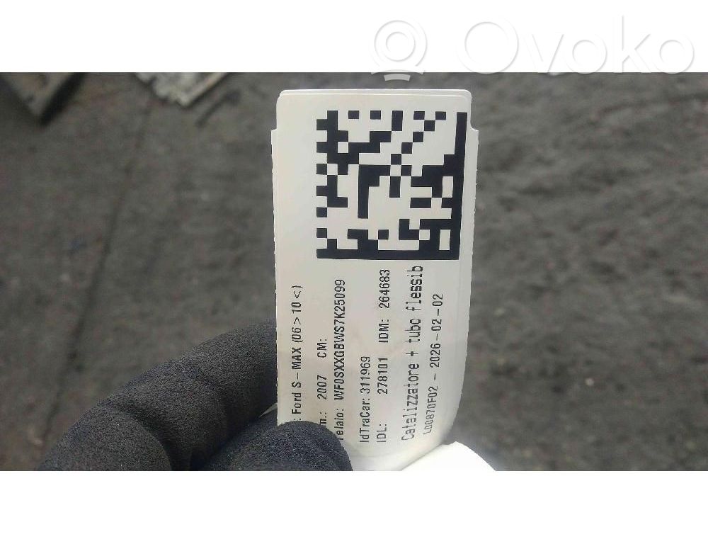Ford S-MAX Catalyst/FAP/DPF particulate filter 