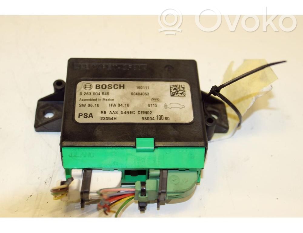 Citroen DS4 Sensor de aparcamiento PDC 