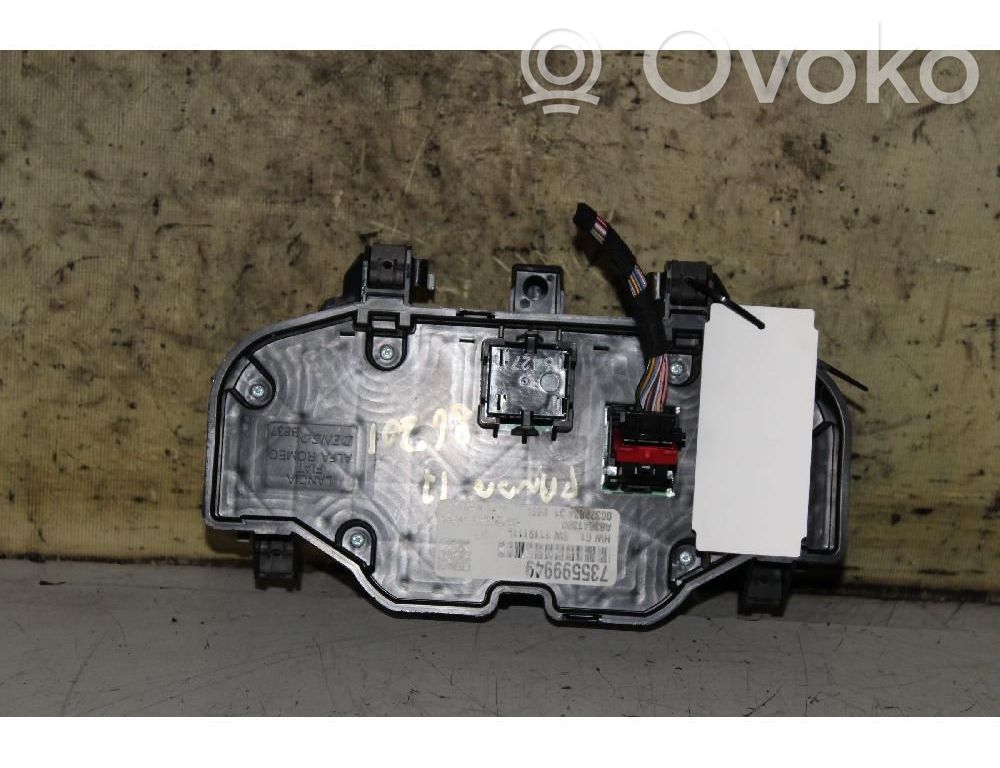 Fiat Panda III Panel klimatyzacji 