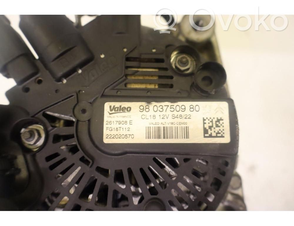 Peugeot Partner III Generatore/alternatore