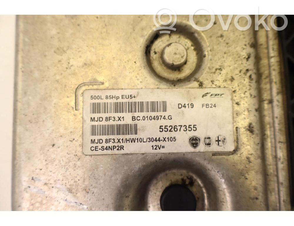 Fiat 500L Fuel injection pump control unit/module 