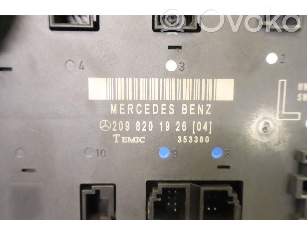 Mercedes-Benz CLK A209 C209 Modul confort 