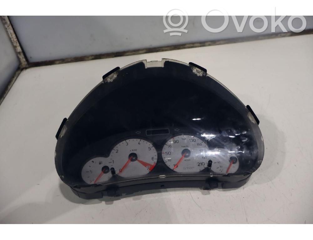 Peugeot 206 Tachimetro (quadro strumenti) 