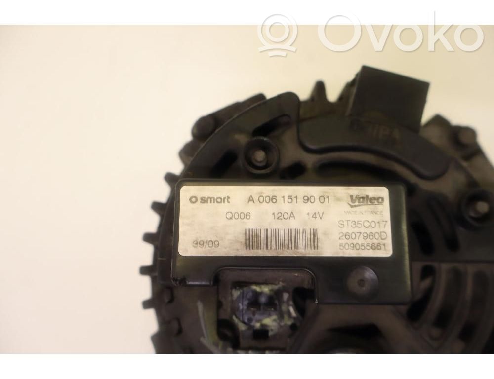 Smart ForTwo II Alternator 