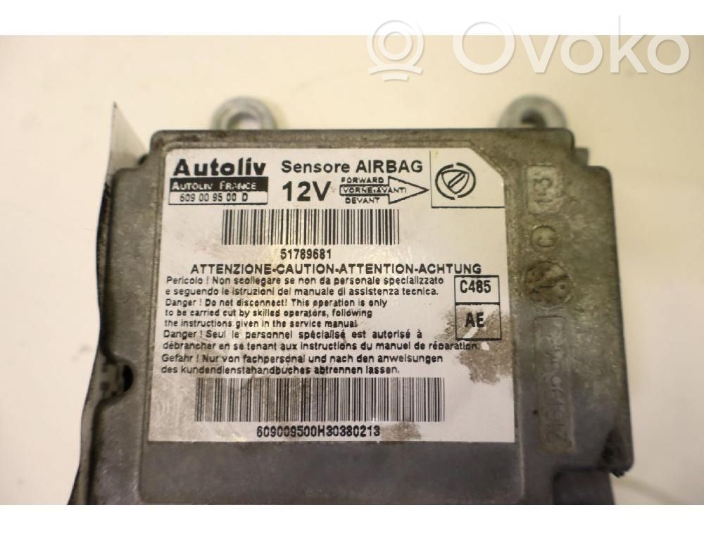 Lancia Ypsilon Unidad de control/módulo del Airbag 