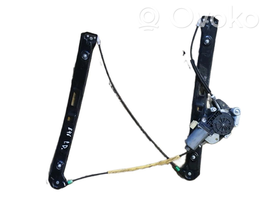 BMW 3 E46 Front door window regulator with motor 