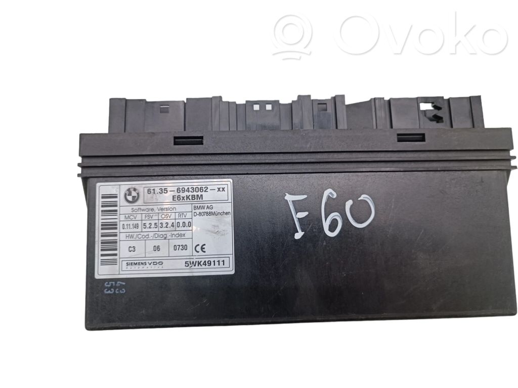 BMW 5 E60 E61 Komforto modulis 