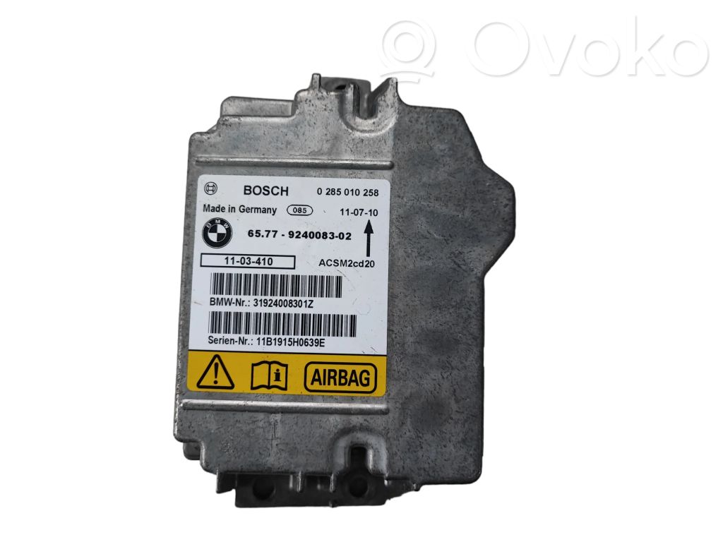 BMW X5 E70 Airbag control unit/module 