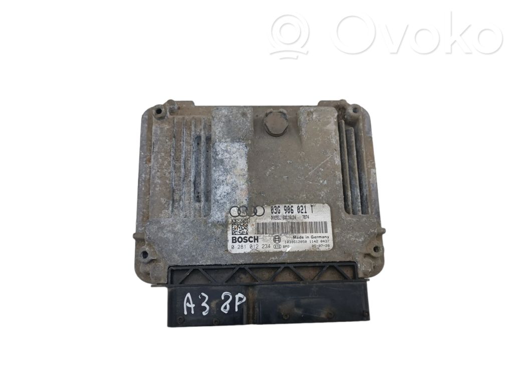 Audi A3 S3 8P Engine control unit/module 