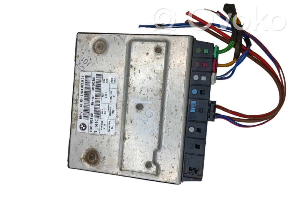 BMW 5 E60 E61 Module de commande de siège 