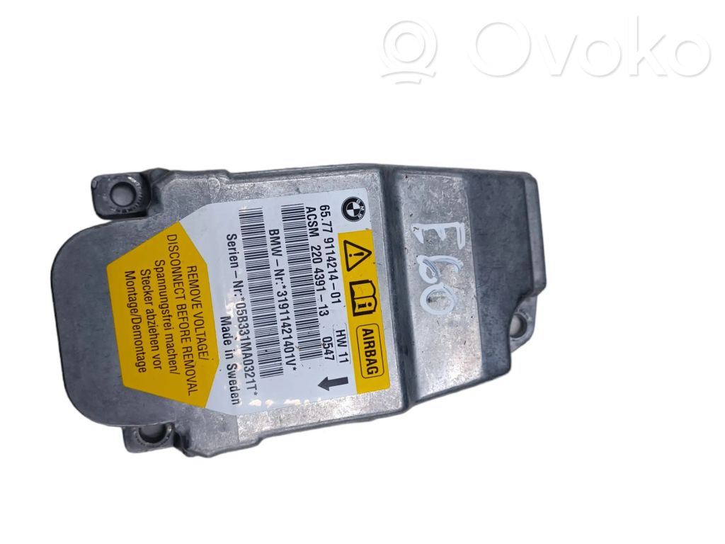 BMW 5 E60 E61 Airbag control unit/module 