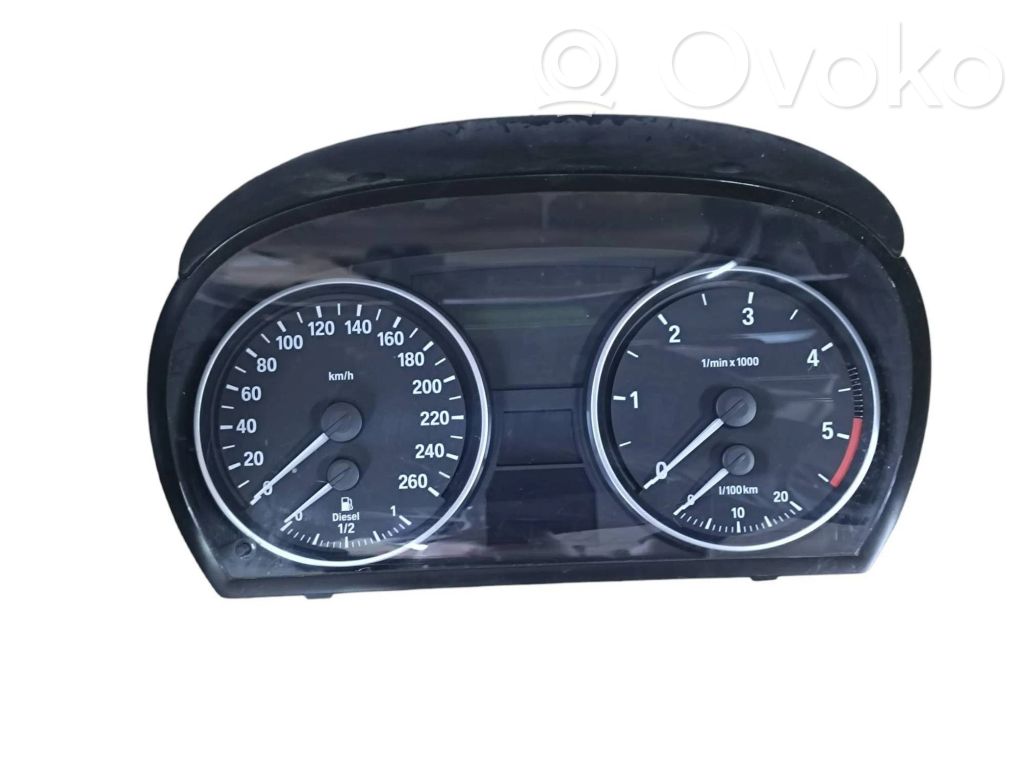 BMW 3 E92 E93 Spidometrs (instrumentu panelī) 