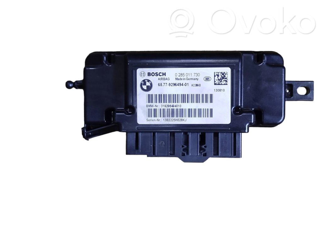 BMW 3 F30 F35 F31 Unidad de control/módulo del Airbag 