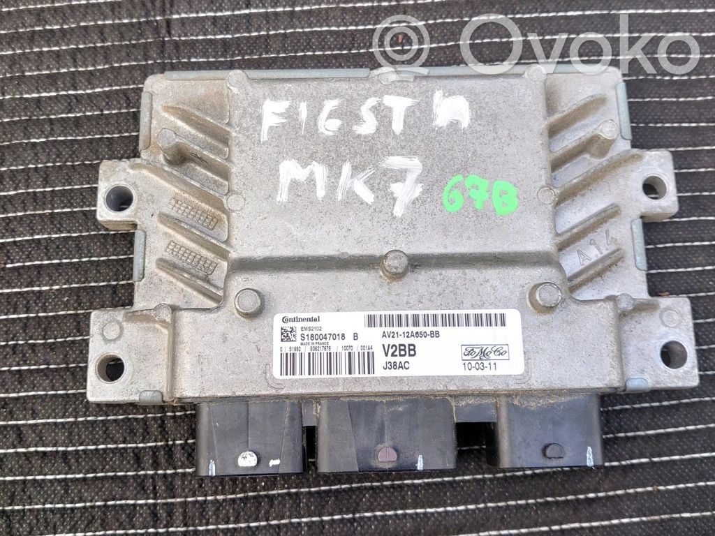 Ford Fiesta Engine control unit/module ECU 