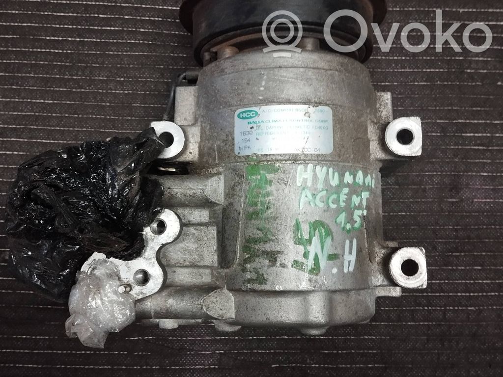 Hyundai Accent Air conditioning (A/C) compressor (pump) 