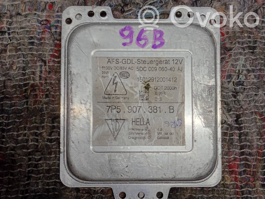 Porsche Cayenne (92A) Headlight ballast module Xenon 