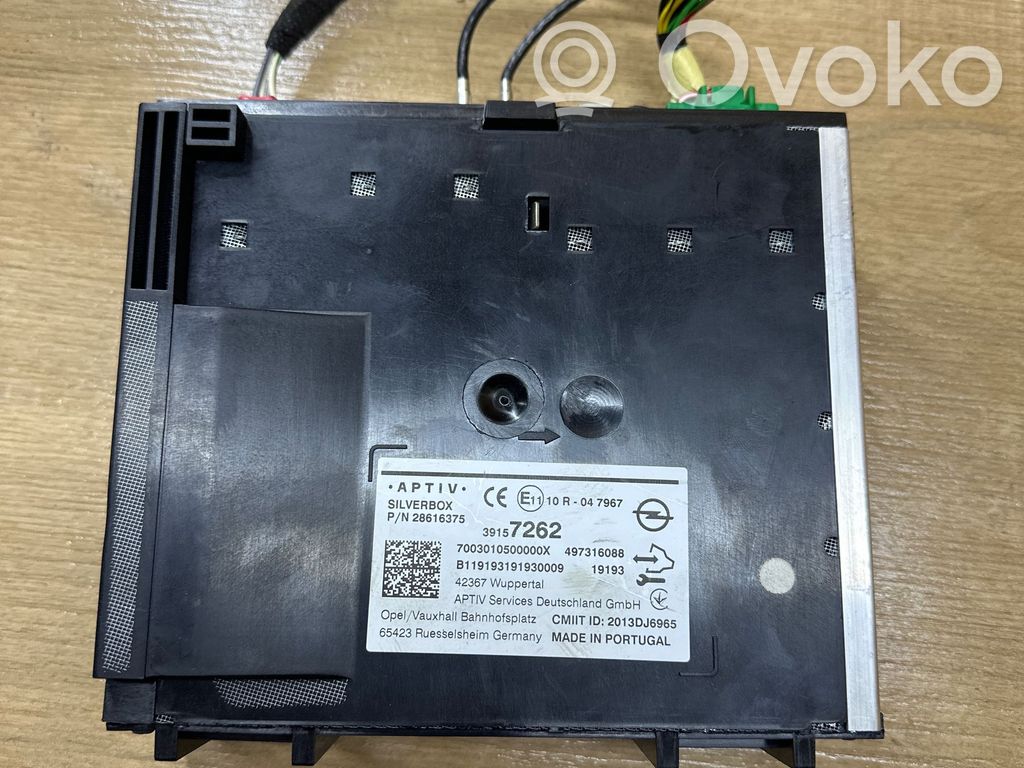 Opel Astra K Radio/CD/DVD/GPS-pääyksikkö 