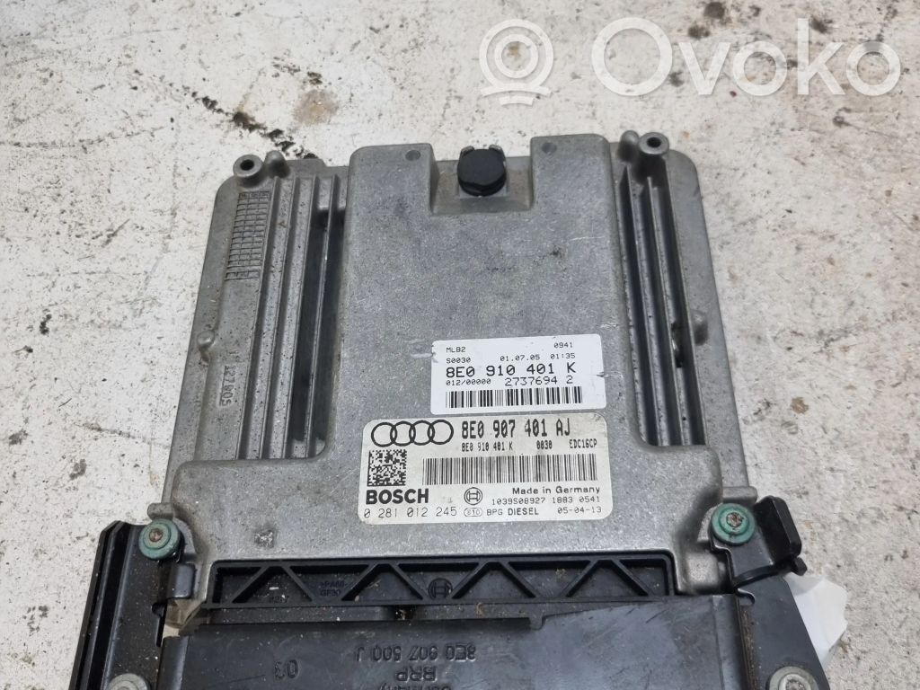 Audi A4 S4 B7 8E 8H Unitate/modul de control motor 