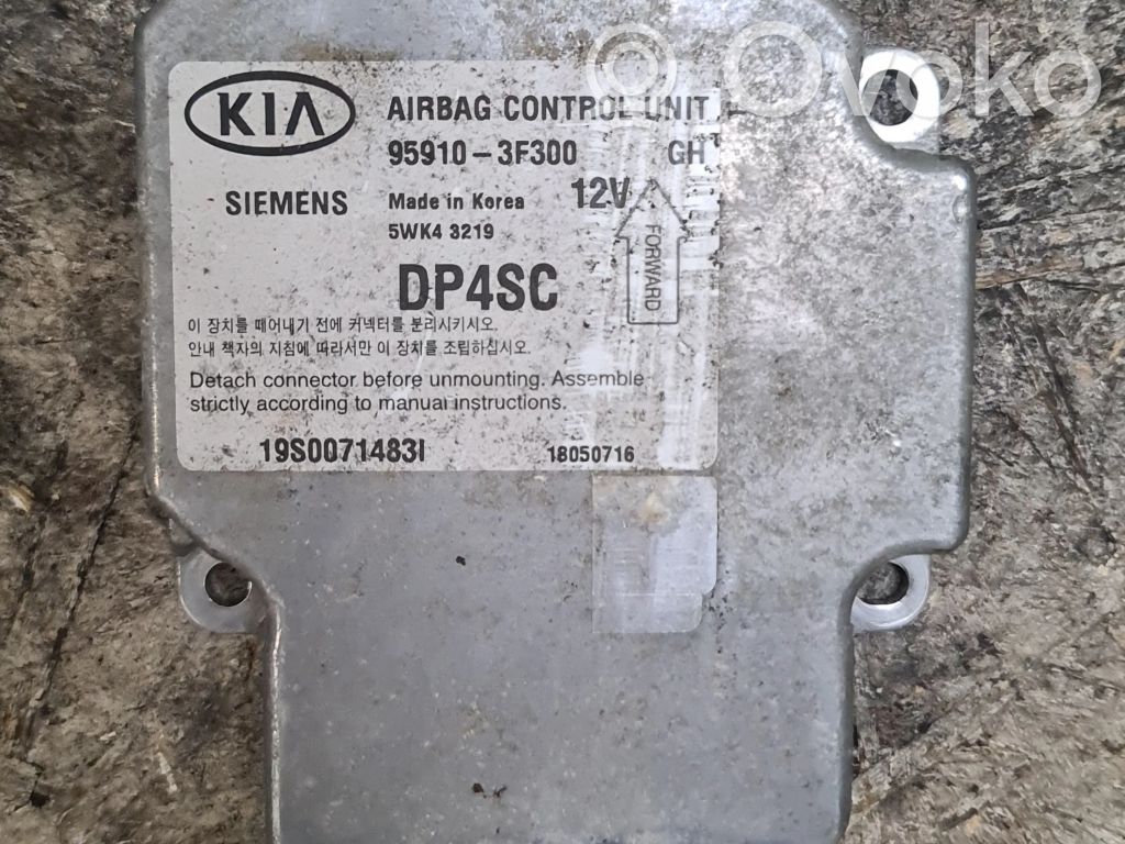 KIA Opirus Airbag control unit/module 