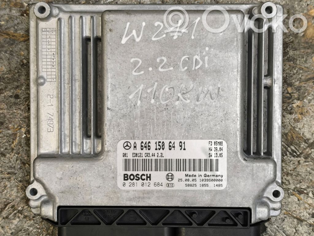 Mercedes-Benz E W211 Engine control unit/module 