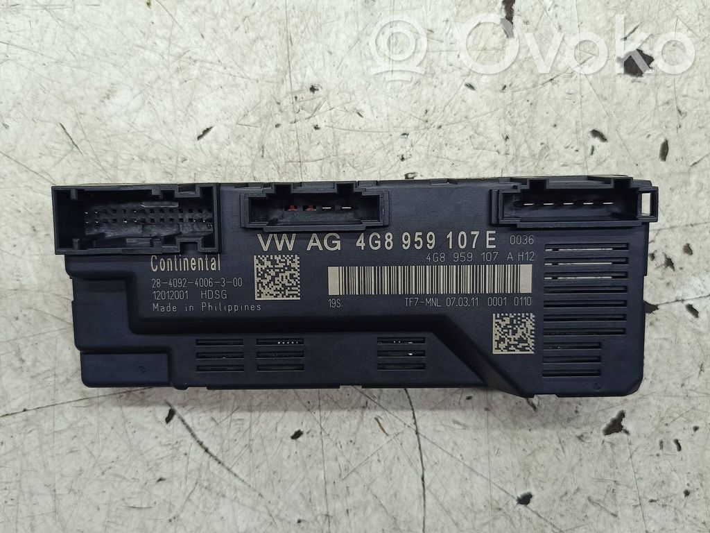 Audi A7 S7 4G Sterownik / Moduł elektrycznej klapy tylnej / bagażnika 