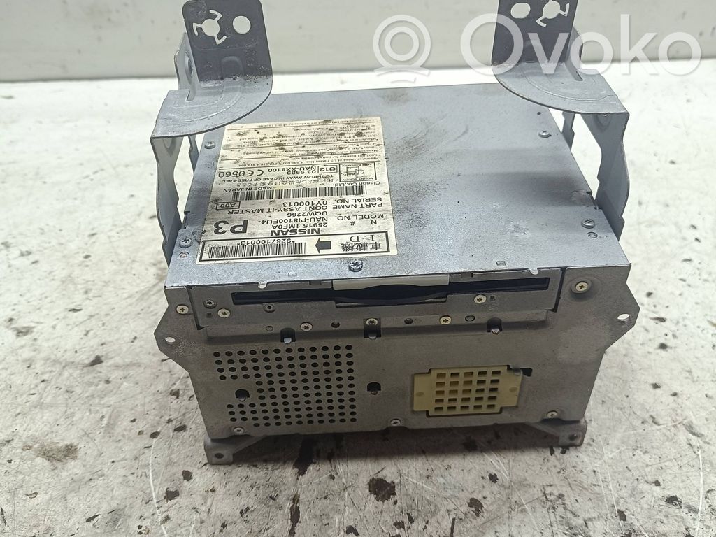 Infiniti EX Navigation unit CD/DVD player 