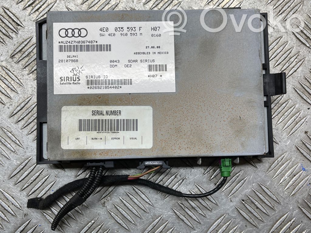 Audi A4 S4 B8 8K Head unit multimedia control 