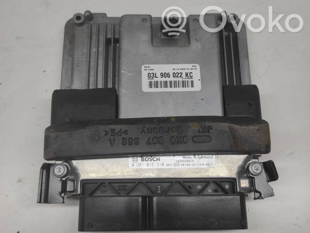 Audi A4 S4 B8 8K Engine control unit/module 
