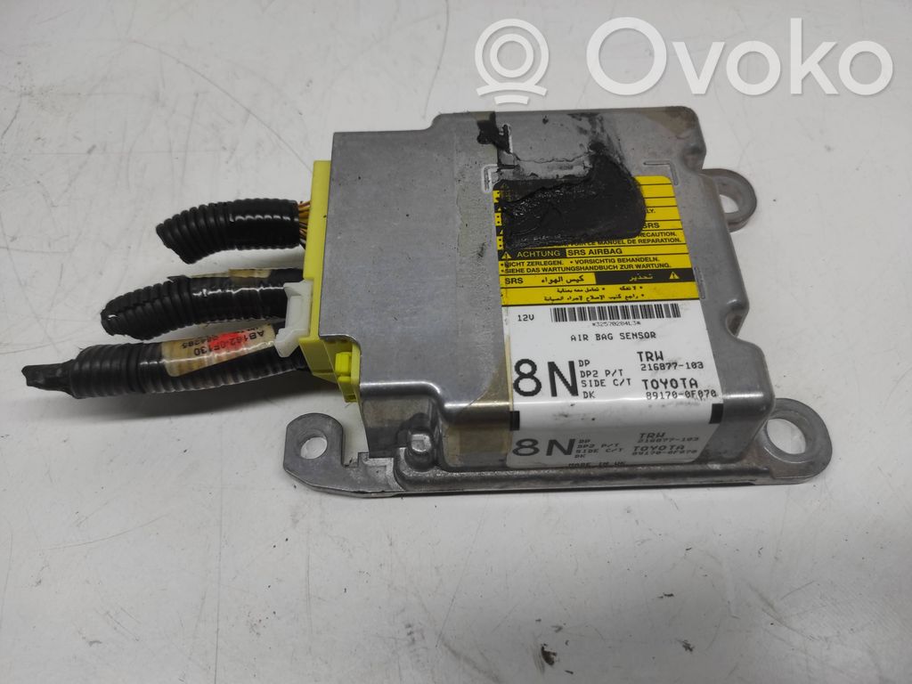 Toyota Corolla Verso E121 Airbag control unit/module 