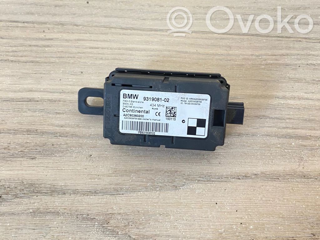 BMW 3 F30 F35 F31 Autres dispositifs 