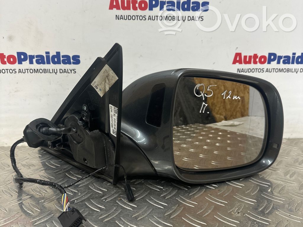 Audi Q5 SQ5 8R Elektryczne lusterko boczne drzwi przednich 