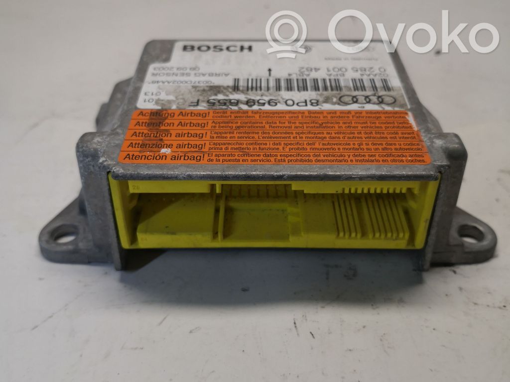 Airbag control unit/module   8P0959655F,0285001482